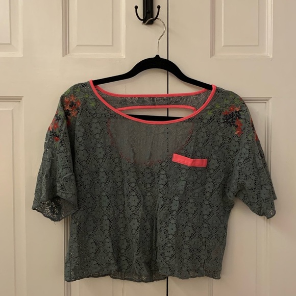 Vintage Free People Crop Top - Picture 1 of 4